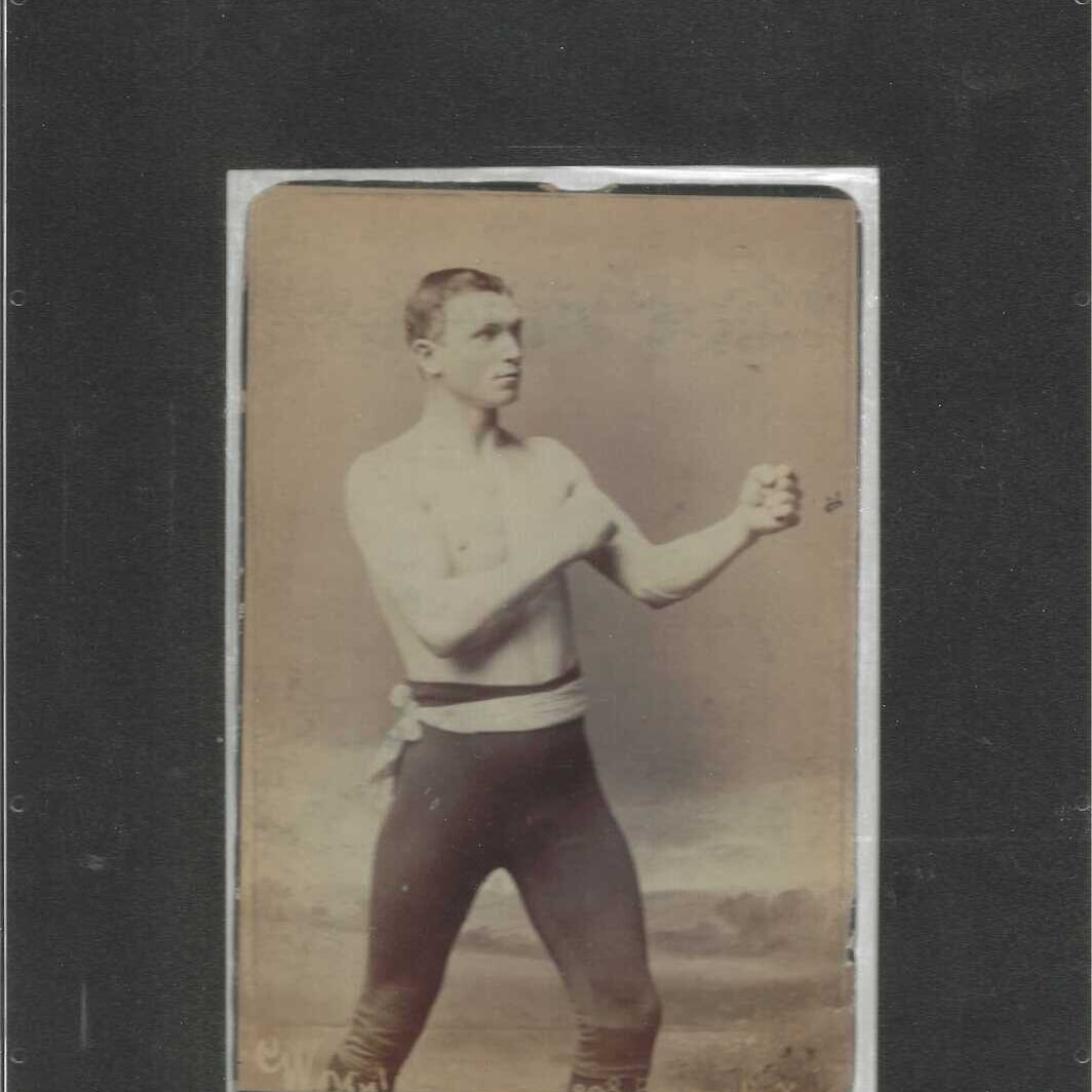 1888 Cabinet Boxing card Mike Laurie SGC Graded 1.5