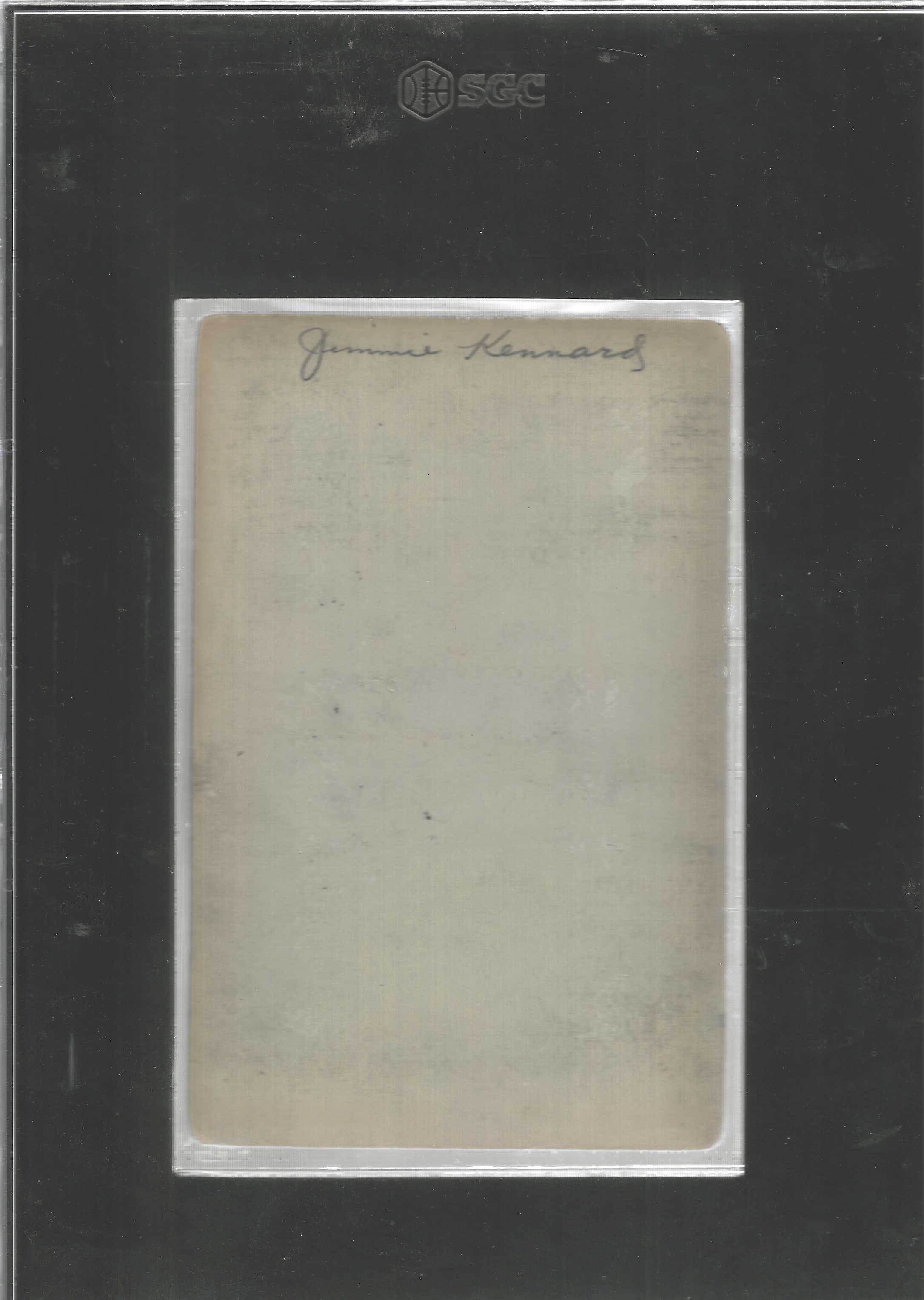 1888 Cabinet Boxing card Jimmy Kennard SGC Graded Authentic