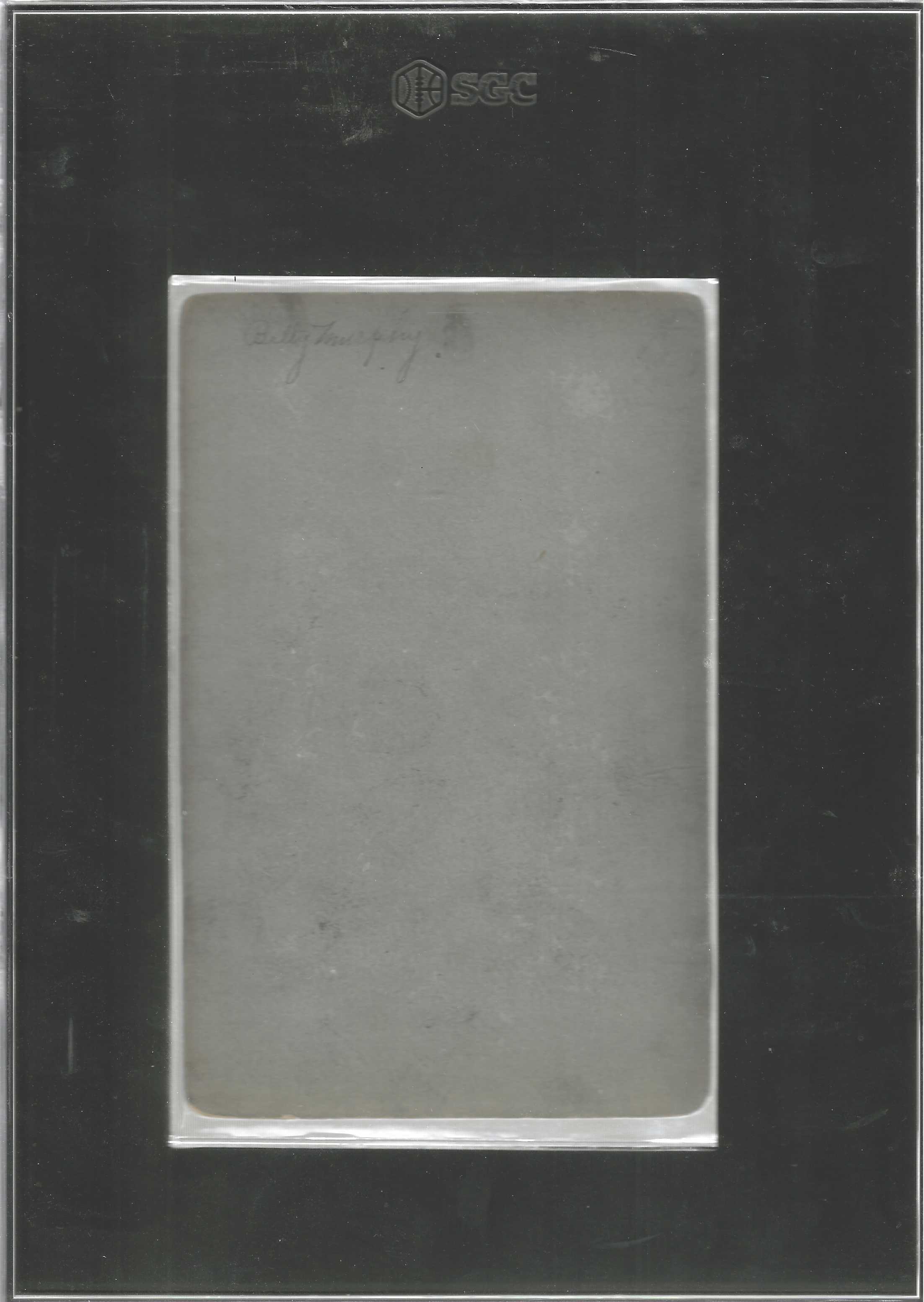 1889 Cabinet Boxing NY Illustrated  News card Billy Murphy SGC Graded 1.5