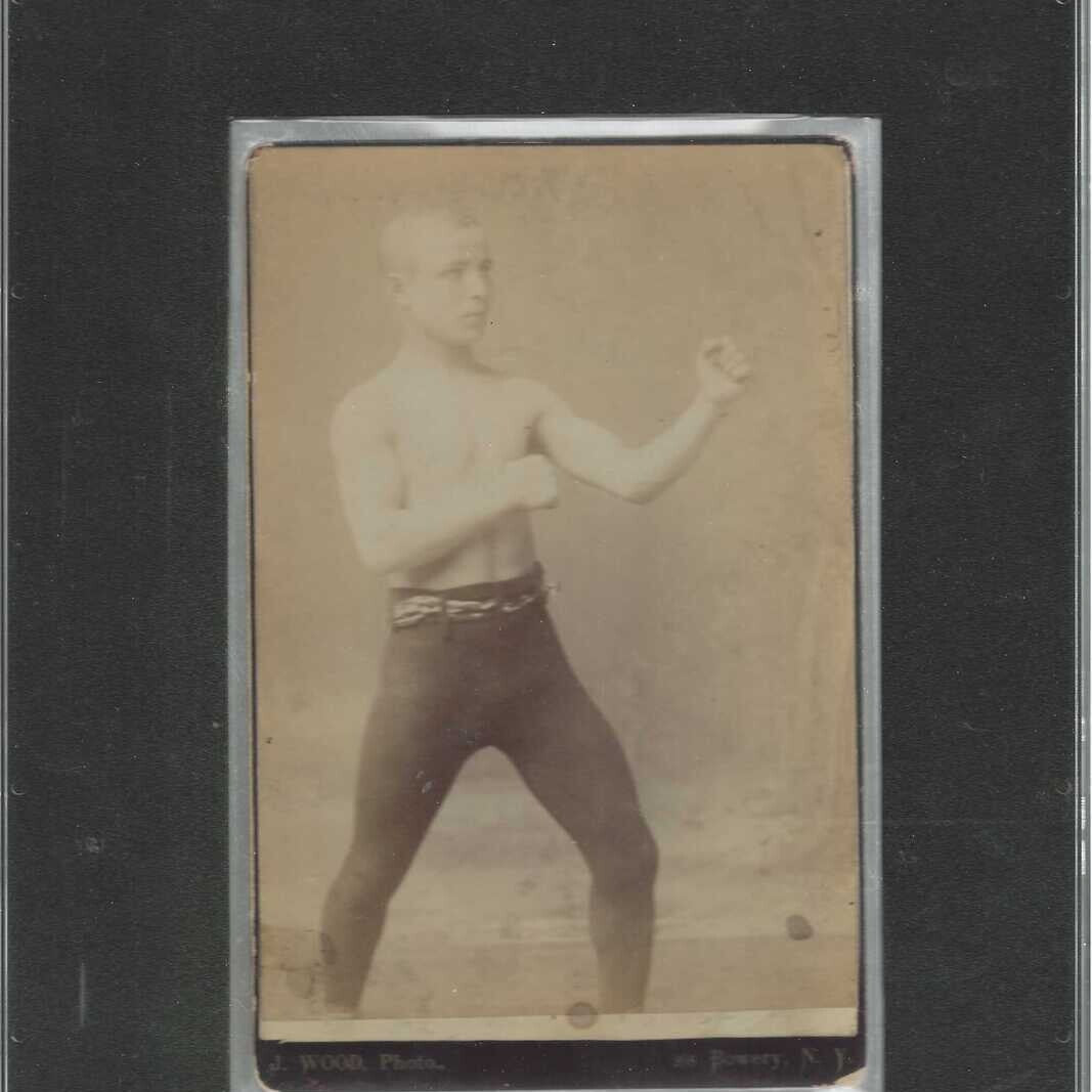 1888 Cabinet Boxing card Jimmy Kennard SGC Graded Authentic