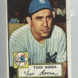 1952 Topps #191 Yogi Berra list $2,000