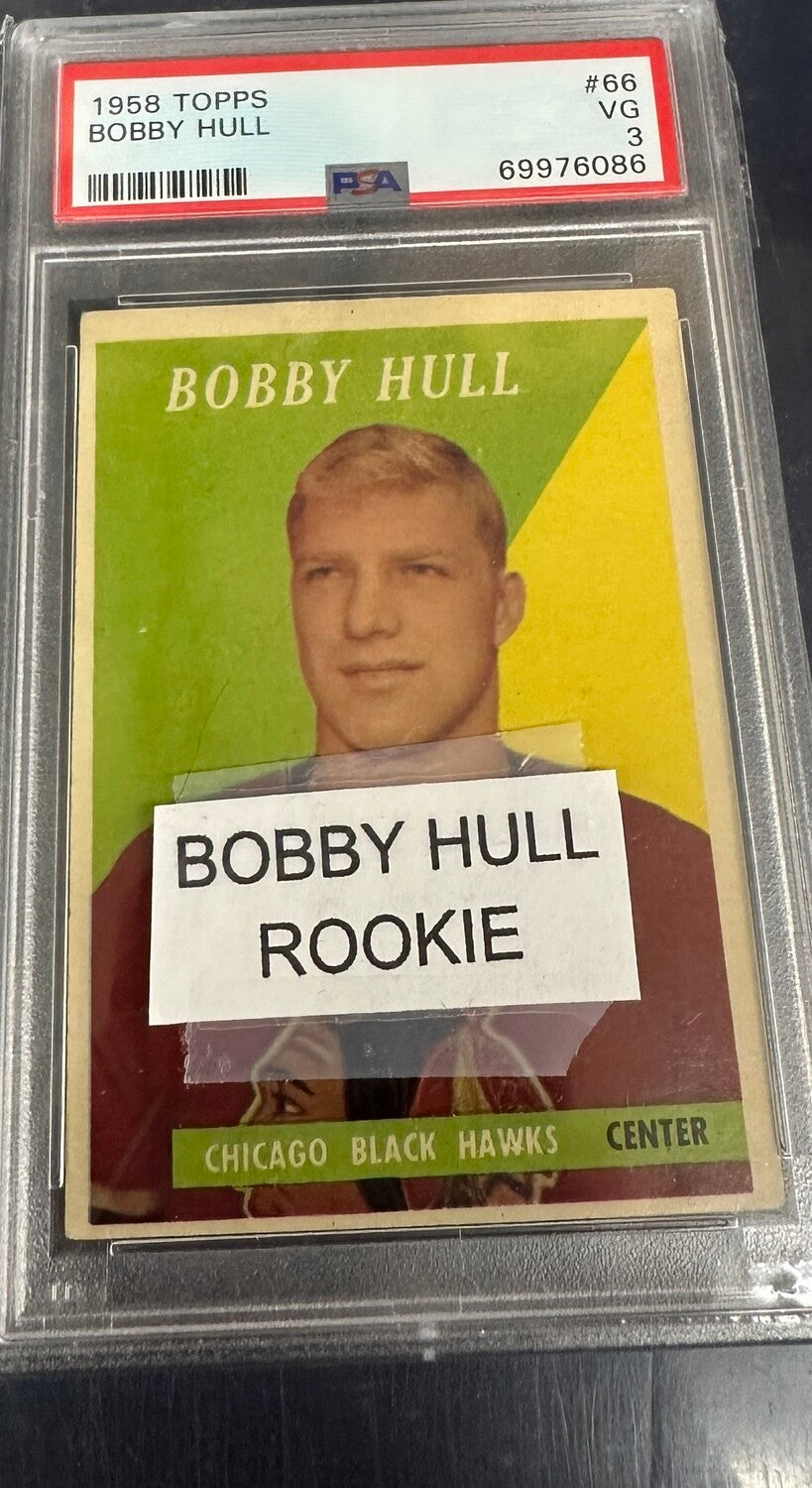 1958 Topps #66 Bobby Hull Rookie PSA 3
