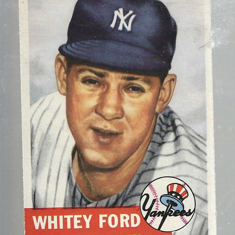 1953 Topps #207 Whitey Ford Nr Mint