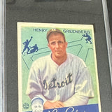 1934 Goudey Hank Greenberg rookie SGC 3 Nicer