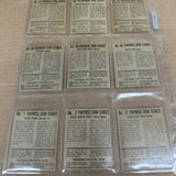 1934 Papoose Gum Indian Cards Set VG-Ex 50 cards