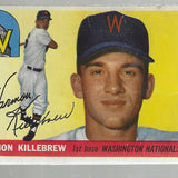 1955 Topps #124 Harmon Killebrew list $800