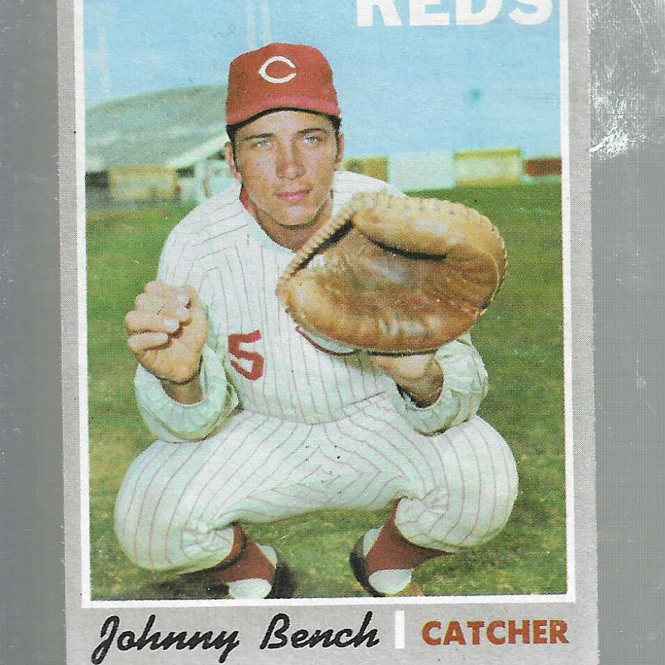 1970 Topps #660 Johnny Bench list $250