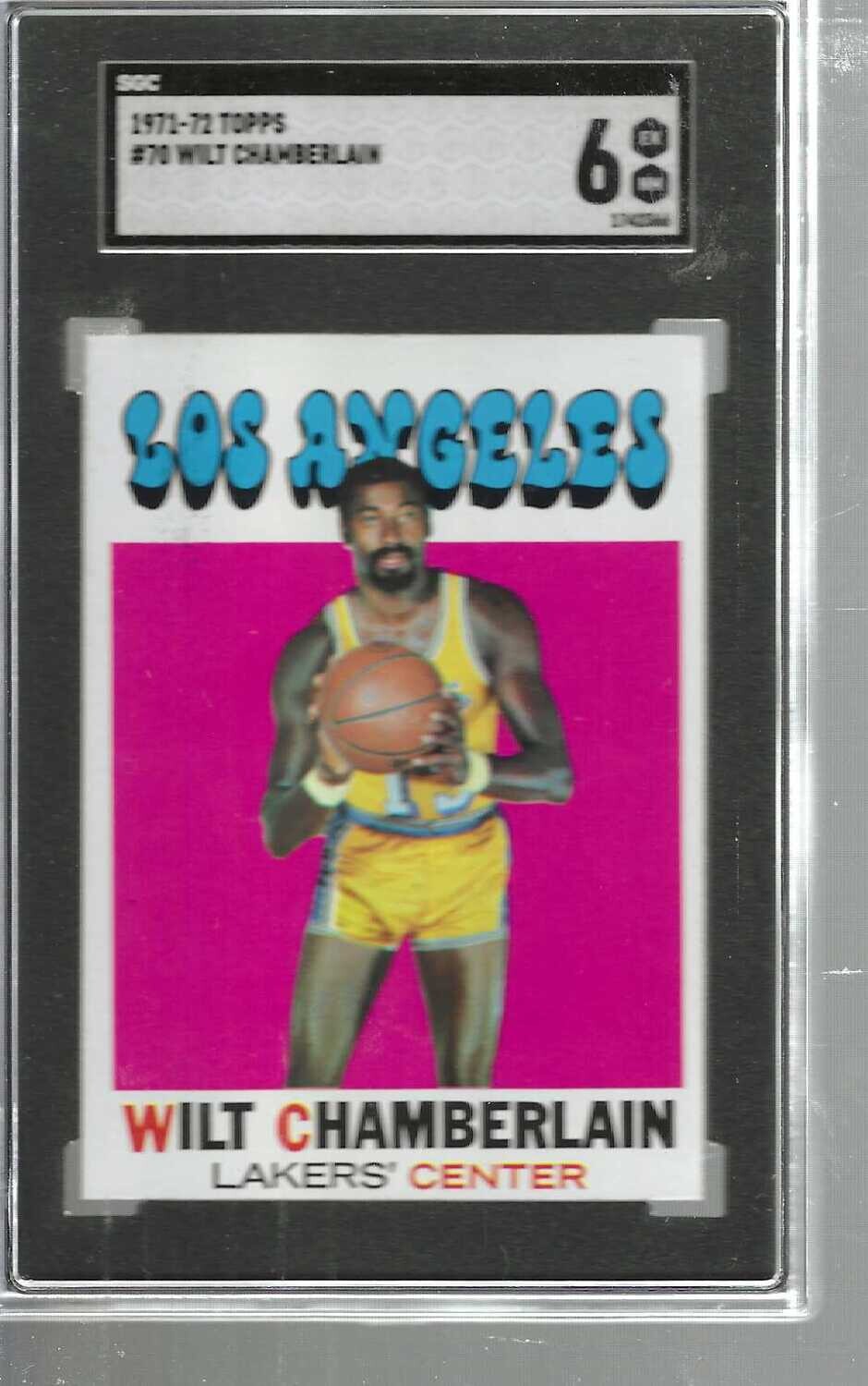 1971/72 Topps #70 Wilt Chamberlain SGC 6