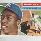 1956 Topps 31 Hank Aaron Ex List $400