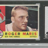 1960 Topps #377 Roger Maris SGC 6 Centered