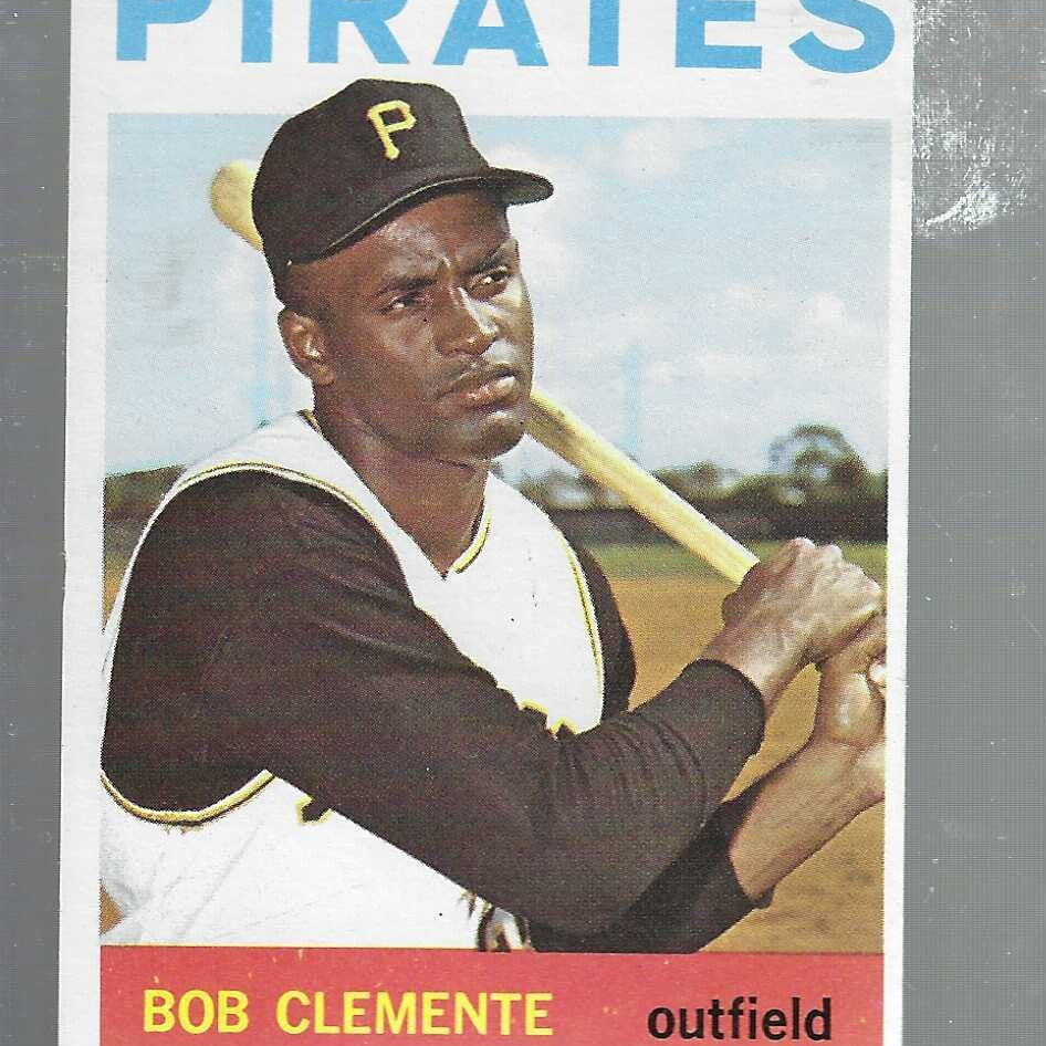 1964 Topps #440 Roberto Clemente Ex+ List $400