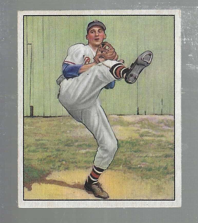 1950 Bowman #19 Warren Spahn list $500