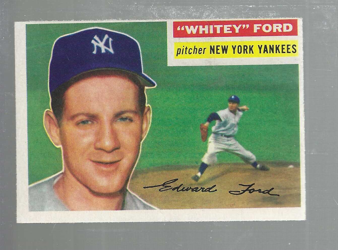 1956 Topps #240 Whitey Ford Ex Sharp corners list $250