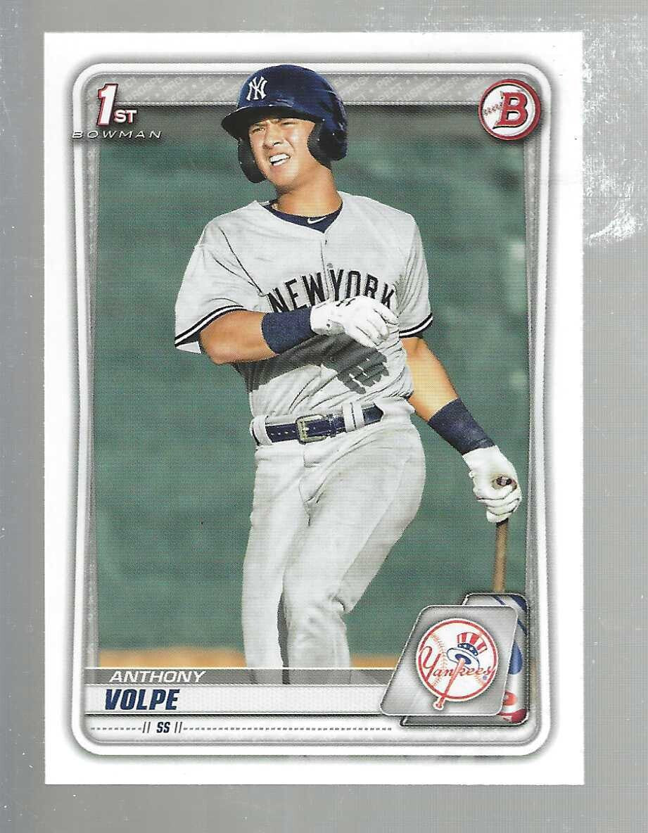 2020 Bowman #139 Anthony Volpe rookie