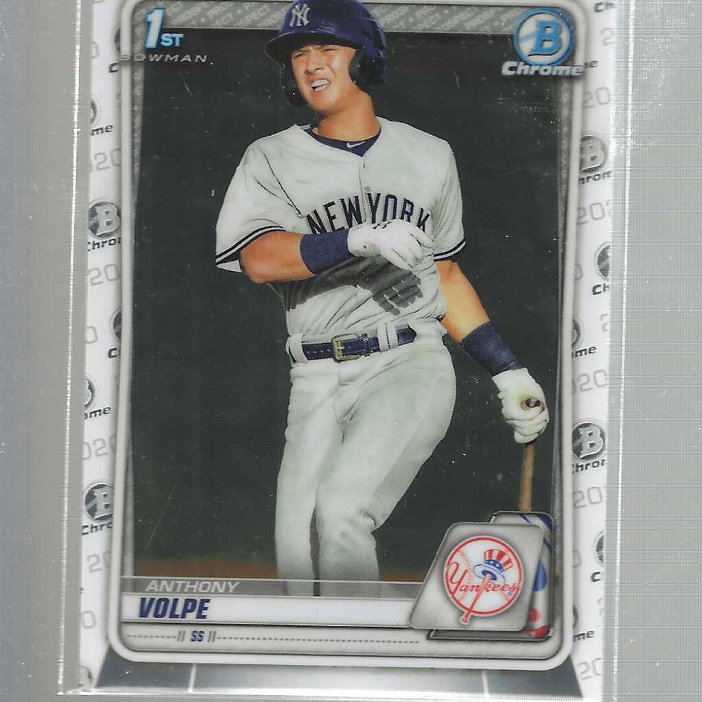 2020 Bowman Chrome #139 Anthony Volpe rookie