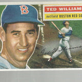 1956 Topps #5 Ted Williams list $500