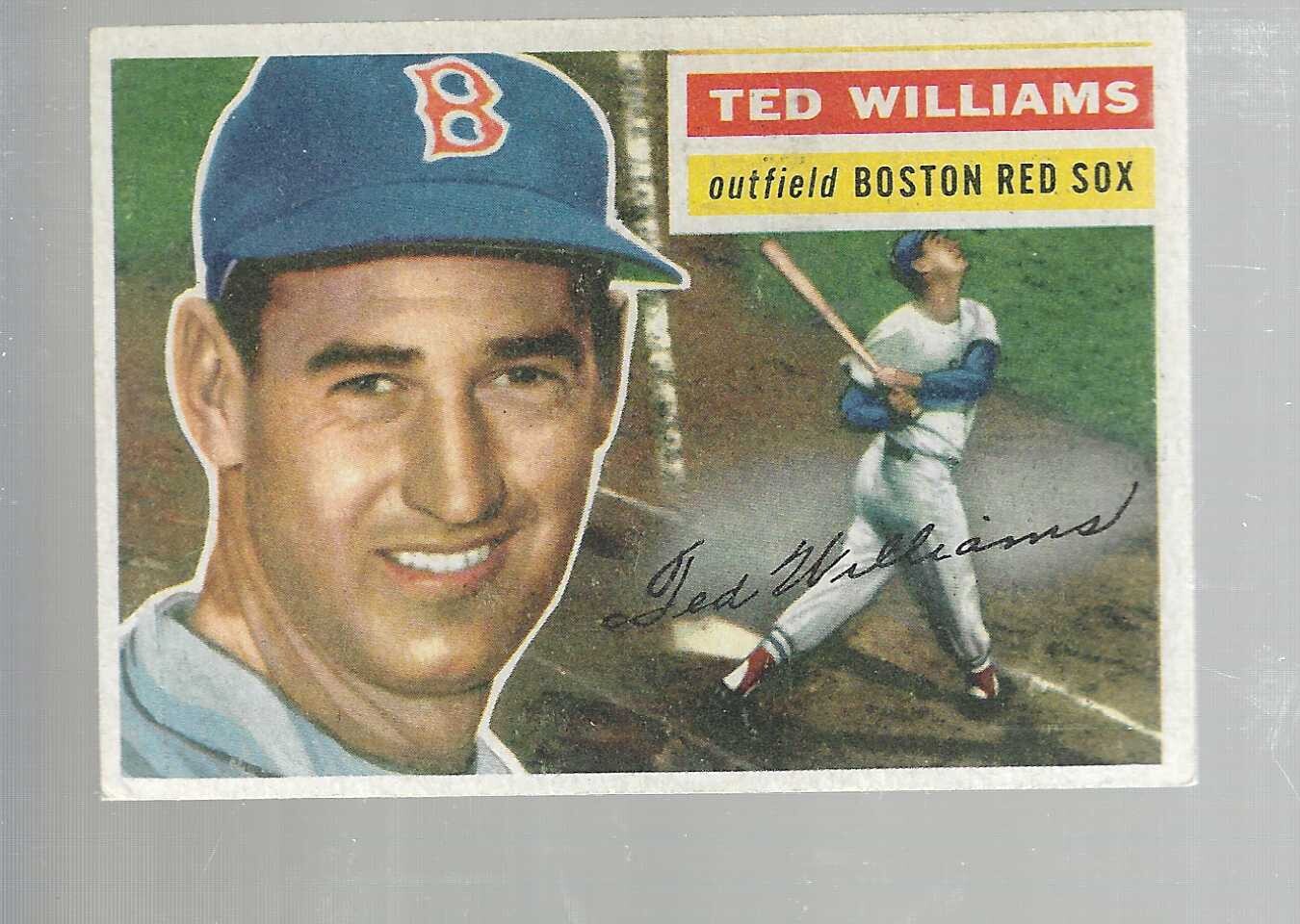 1956 Topps #5 Ted Williams list $500
