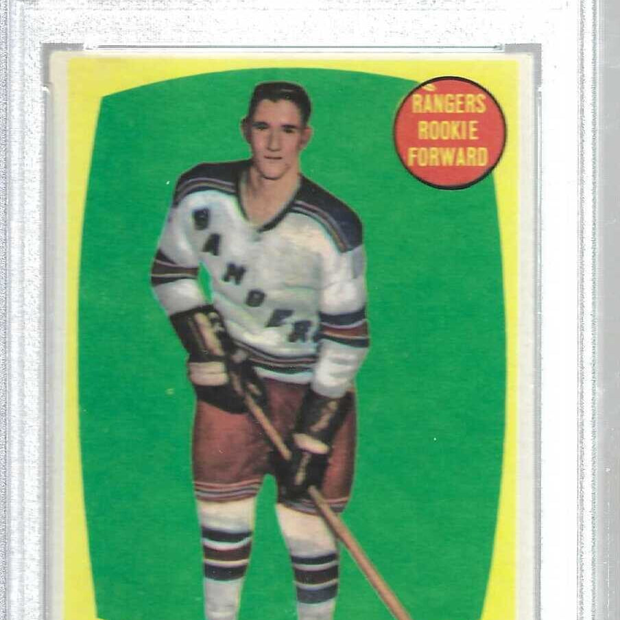 1961/62 Topps #60 Jean Ratelle rookie PSA 4