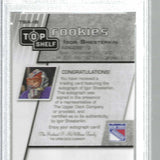 2020 UD Summer Promo Igor Shesterkin Top Shelf Rookies Autograph PSA 10