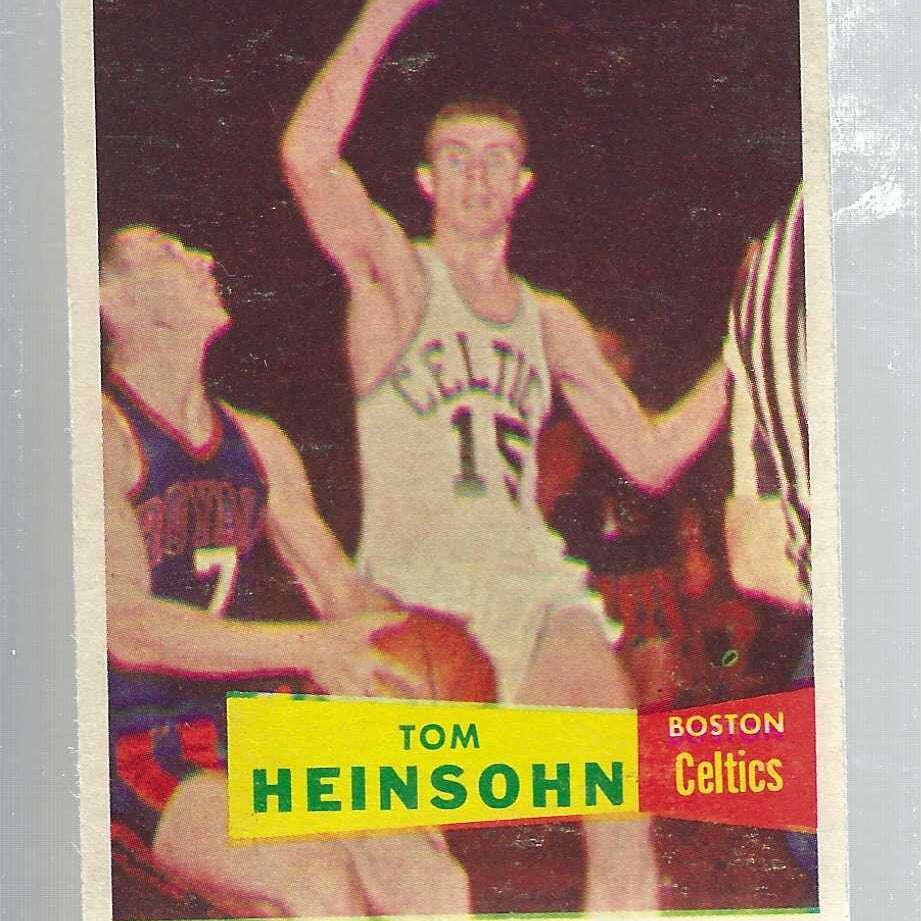 1957 Topps #19 Tom Heinsohn rookie Ex/Mint