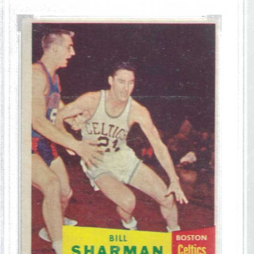 1957 Topps #5 Bill Sharman rookie PSA 3