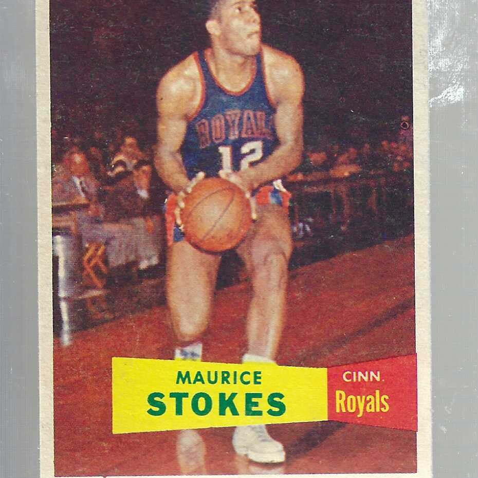 1957 Topps #42 Maurice Stokes rookie Ex/Mint list $150