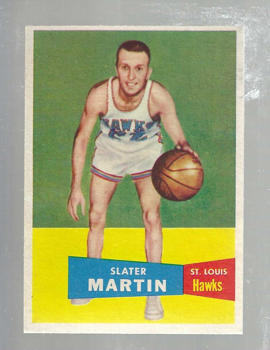 1957 Topps #12 Slater Martin rookie Nr Mint