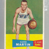 1957 Topps #12 Slater Martin rookie Nr Mint