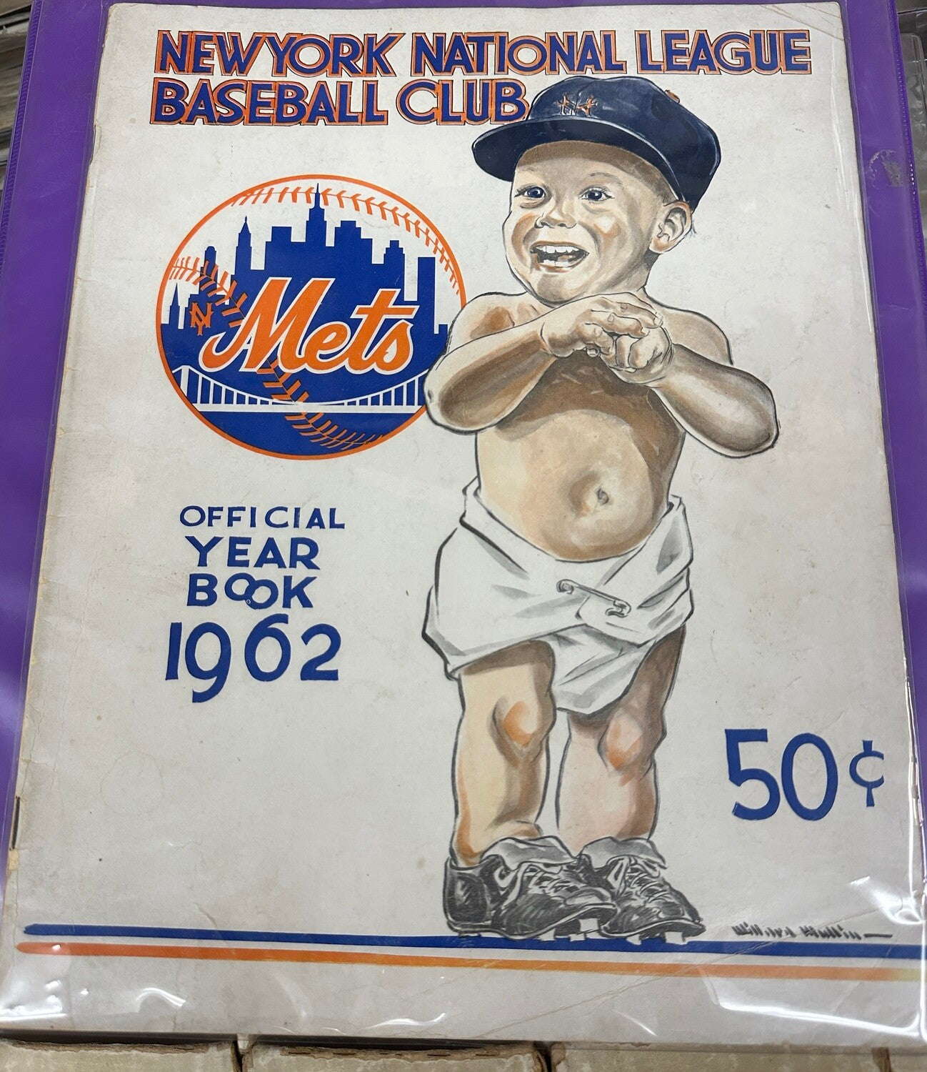 1962 NY Mets Inaugural Yearbook Ex.
