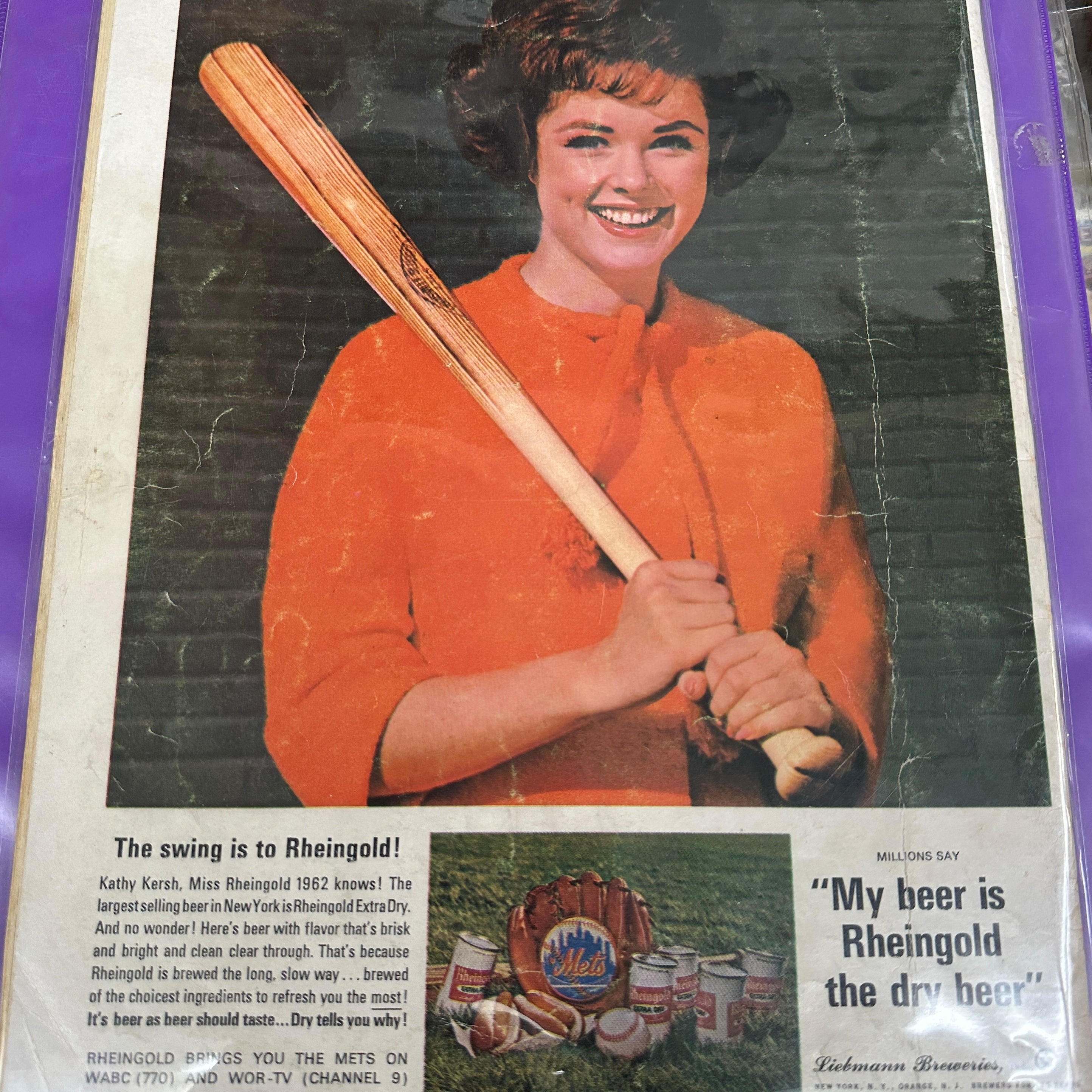 1962 NY Mets Inaugural Yearbook Ex.