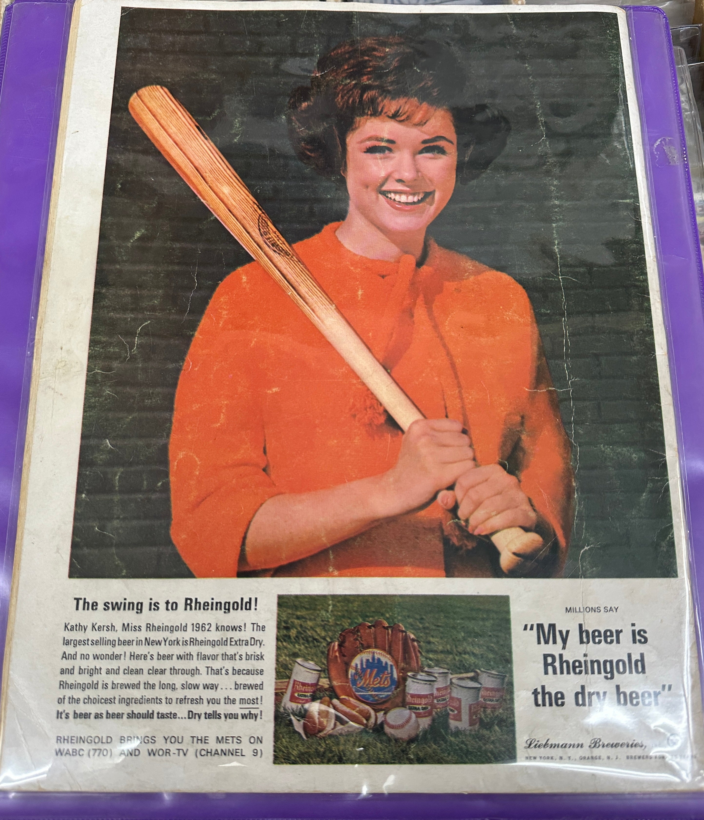 1962 NY Mets Inaugural Yearbook Ex.