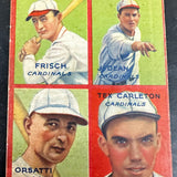 1935 Goudey 4 in 1 Frankie Frisch VG/EX