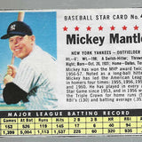 1961 Post Cereal #4 Mickey Mantle