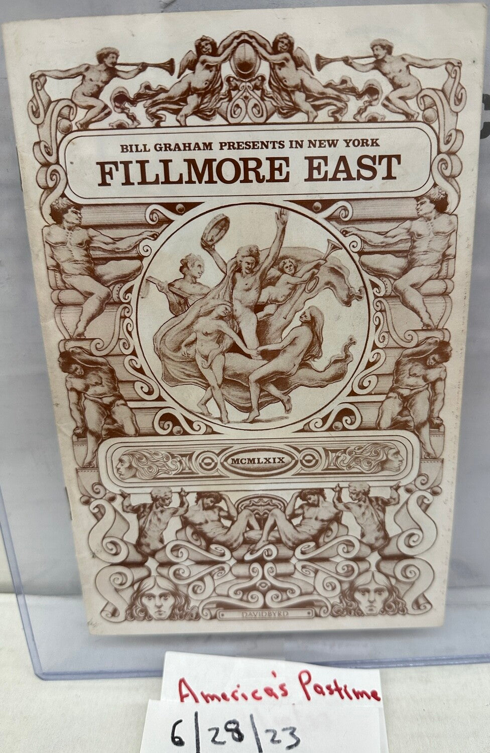 Janis Joplin Program 1969 Fillmore East Concert