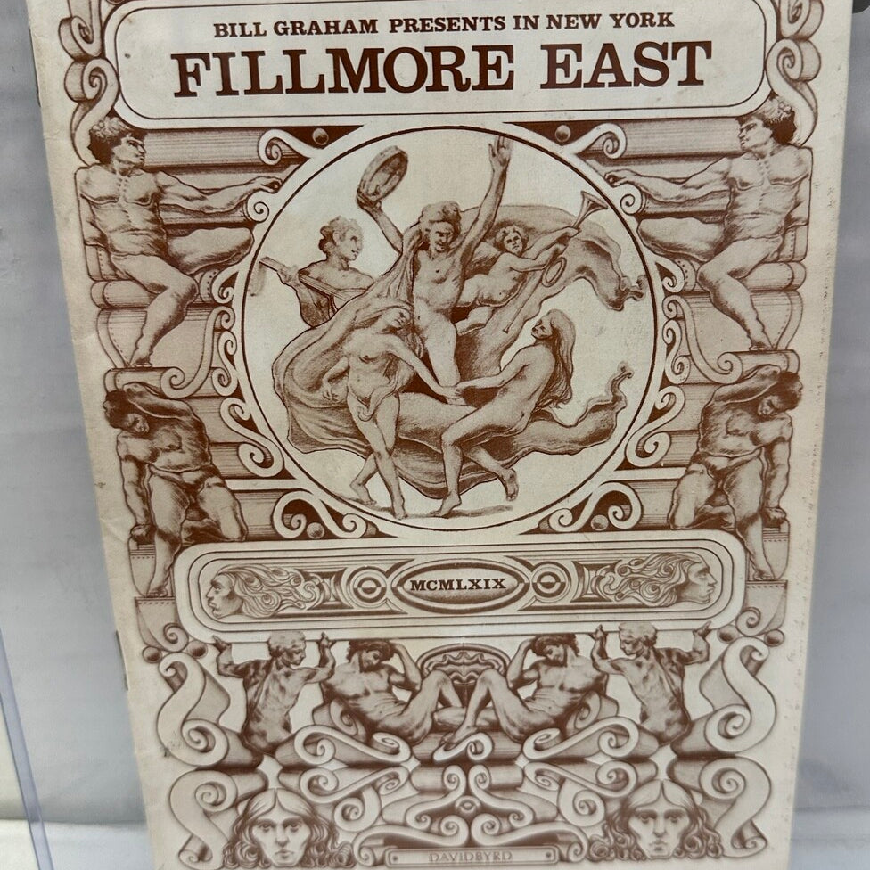 Janis Joplin Program 1969 Fillmore East Concert