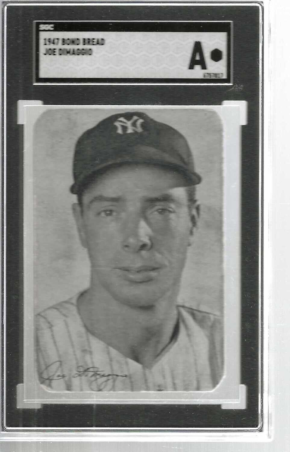 1947 Bond Bread Joe Dimaggio SGC Authentic