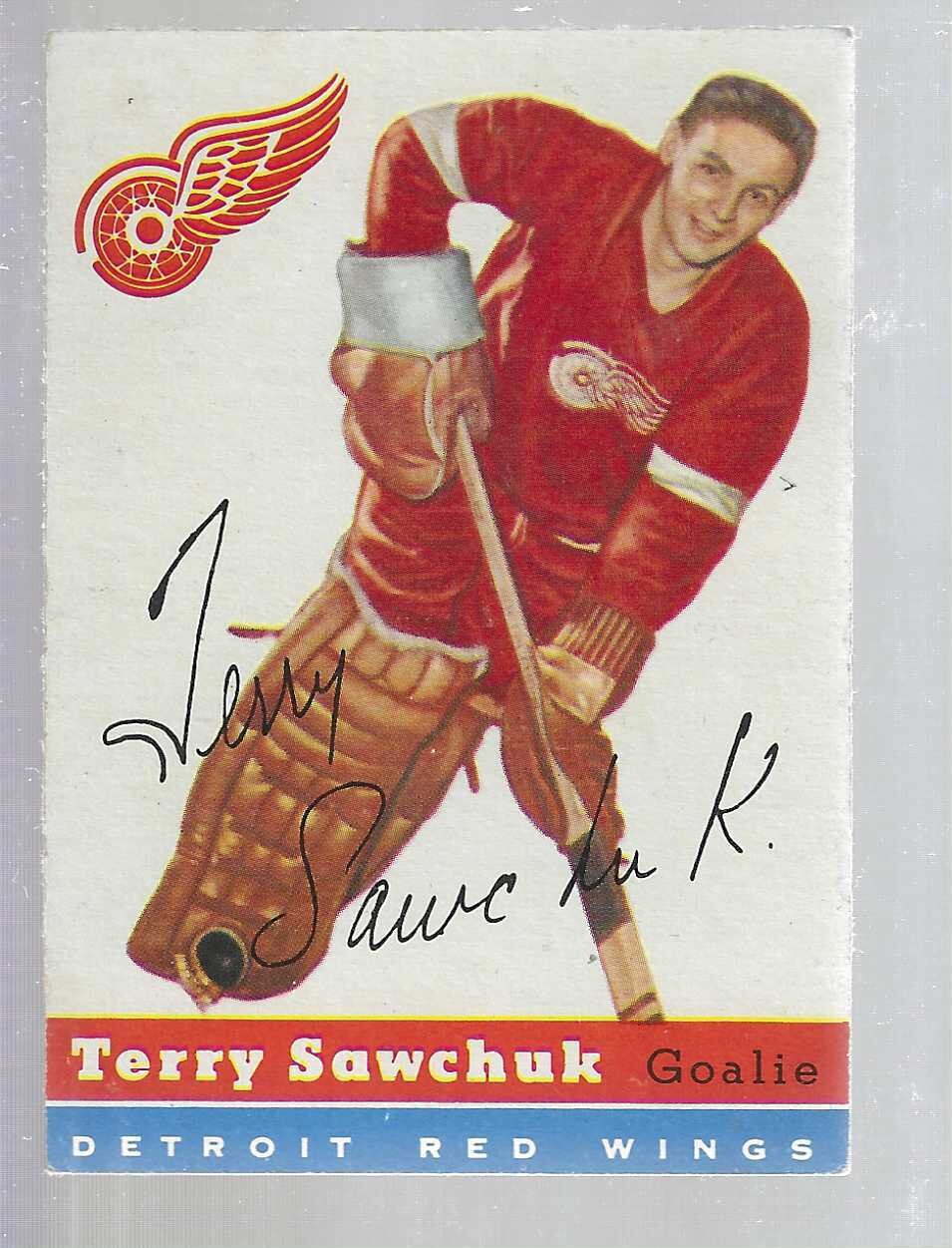 1954 Topps #58 Terry Sawchuk Ex/Mint