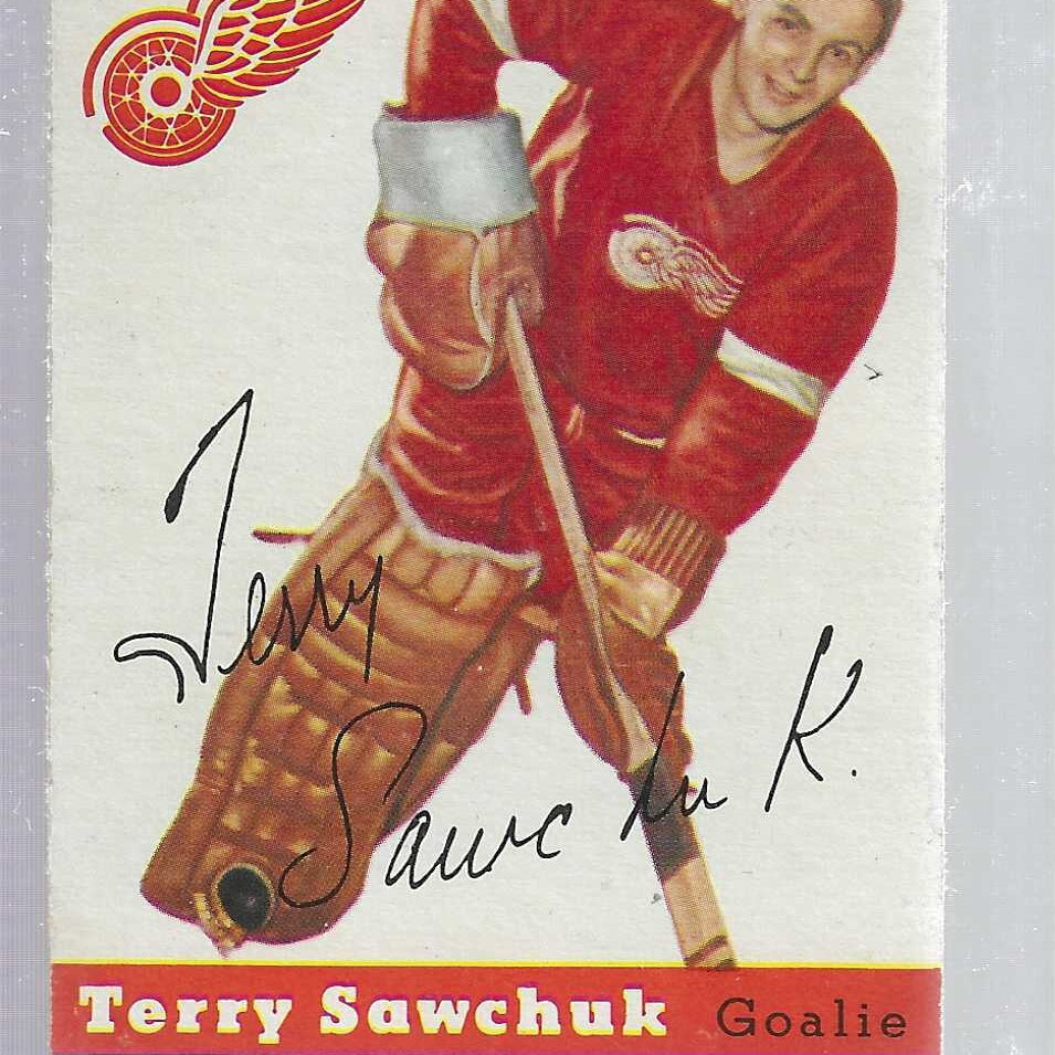 1954 Topps #58 Terry Sawchuk Ex/Mint