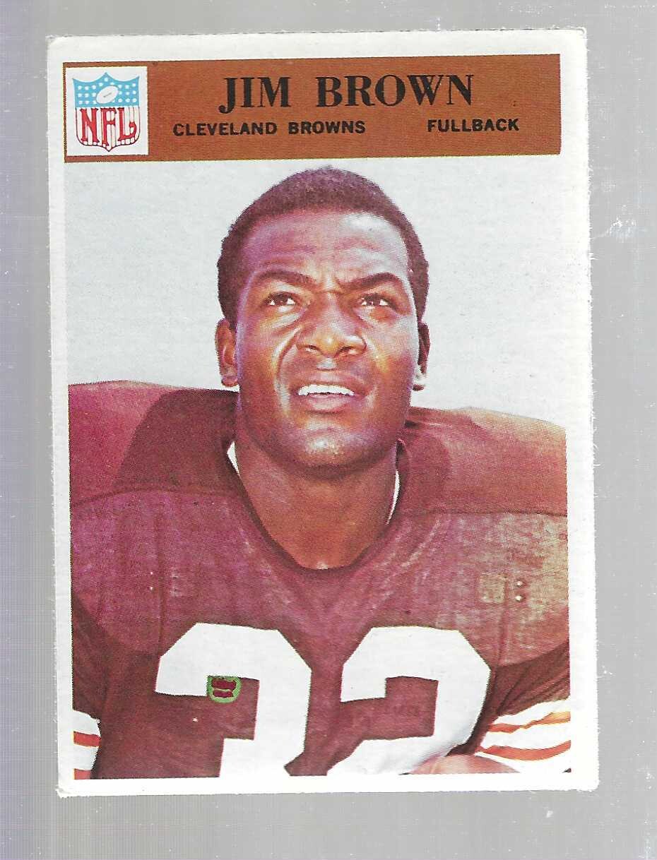1966 Philadelphia #41 Jim Brown Ex+ List $400