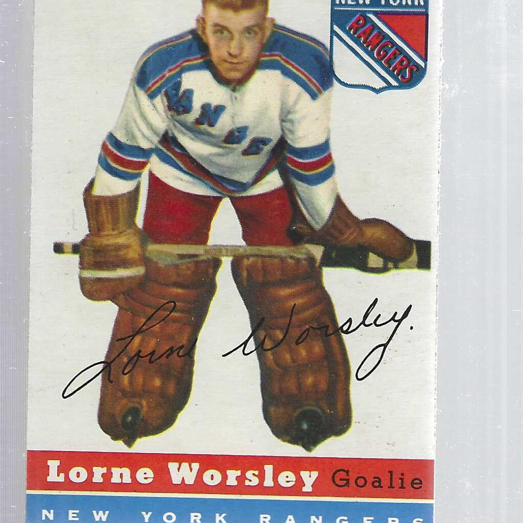 1954 Topps #10 Gump Worsley Ex/Mint