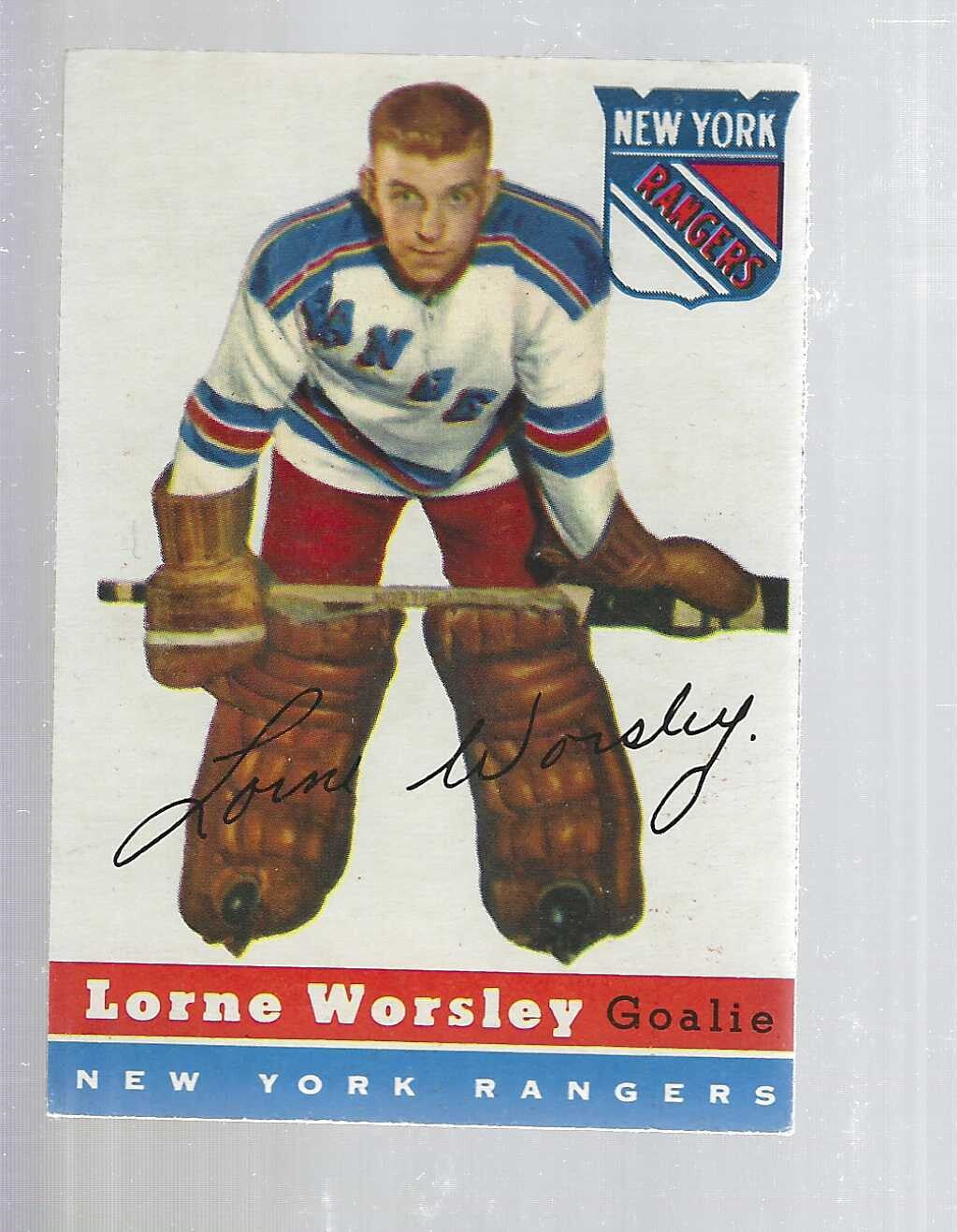 1954 Topps #10 Gump Worsley Ex/Mint