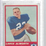 1963 Fleer #72 Lance Alworth rookie PSA 7