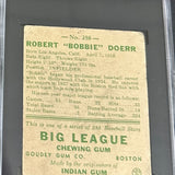 1938 Goudey Heads Up #258 Bobby Doerr rookie SGC 1