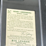 1938 Goudey Heads Up #253 Hank Greenberg SGC 4 Nicer
