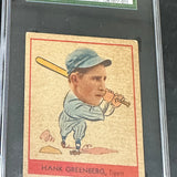 1938 Goudey Heads Up #253 Hank Greenberg SGC 4 Nicer
