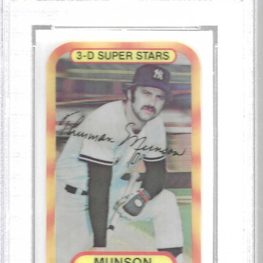 1977 Kelloggs #23 Thurman Munson PSA 10