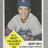 1963 Fleer #43 Maury Wills rookie list $120