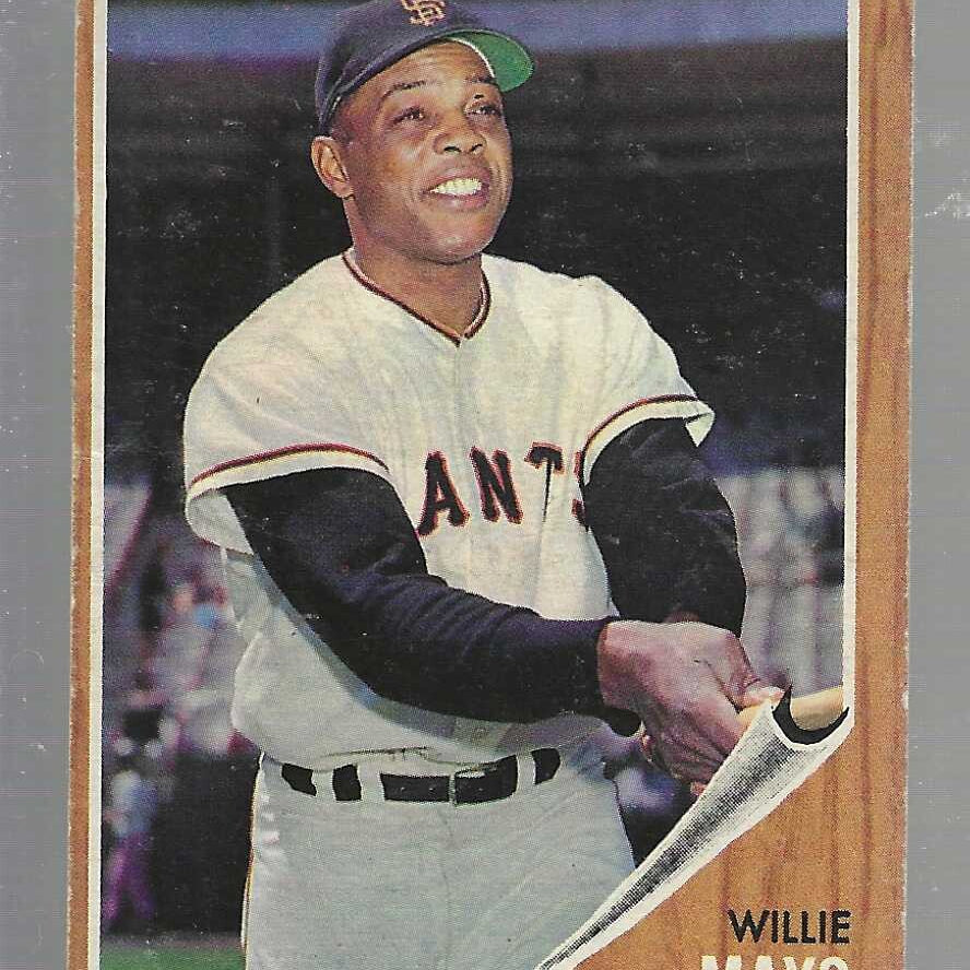 1962 Topps #300 Willie Mays VG List $800
