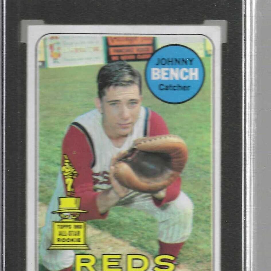 1969 Topps #95 Johnny Bench SGC 5