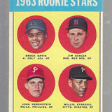 1963 Topps #553 Willie Stargell Rookie Ex/Mint
List $600
